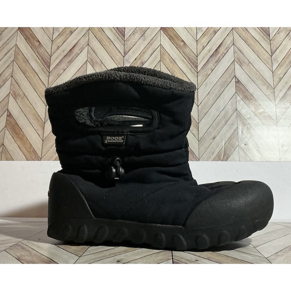 Bogs Kids B-Moc Snow Little Kid Toddler Size 12 Black Boots Waterproof Pull On